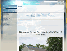 Tablet Screenshot of bereanbaptistnashville.org
